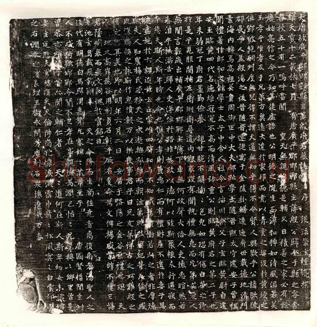 唐殷朏墓誌(大唐故广平郡邯郸县主簿殷府君墓誌铭并序)