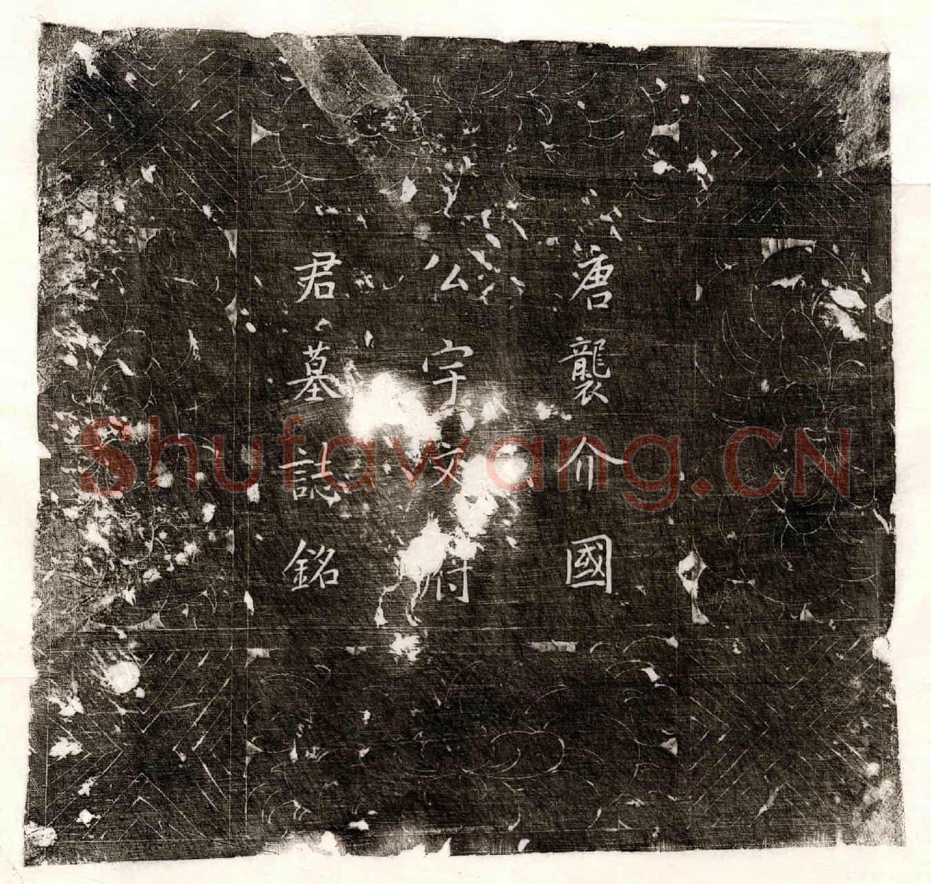 唐宇文仲逵墓誌(袭介国公宇文府君墓誌铭并叙)