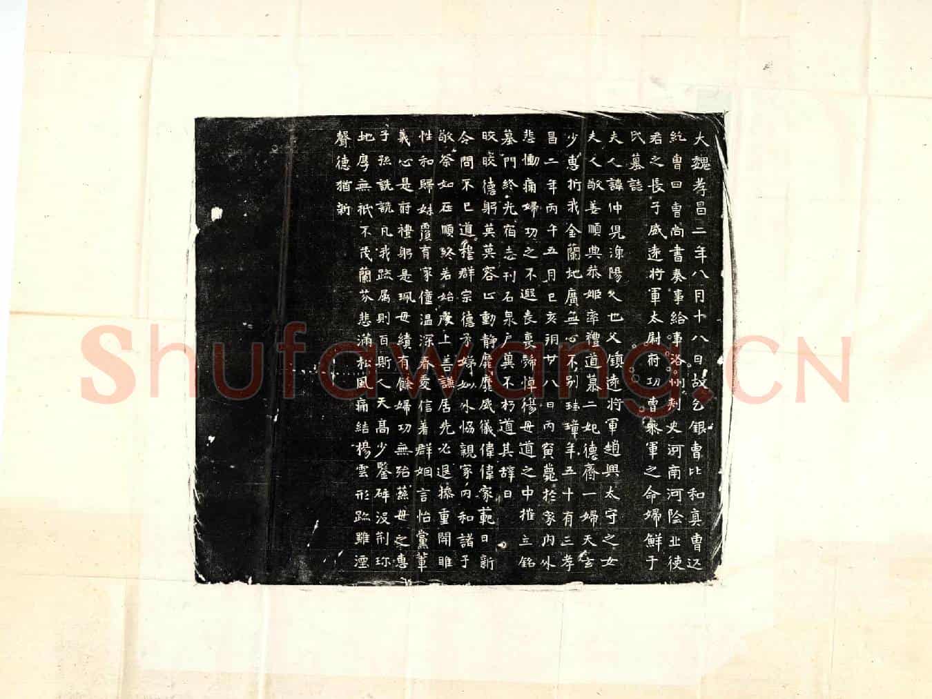 北朝丘哲妻鲜于仲儿墓誌(大魏孝昌二年八月十八日故乞银曹比和真曹正纥曹四曹尚书奏事给事洛州刺史河南河阴丘使君之长子威远将军太尉府功曹参军之命妇鲜于氏墓誌)