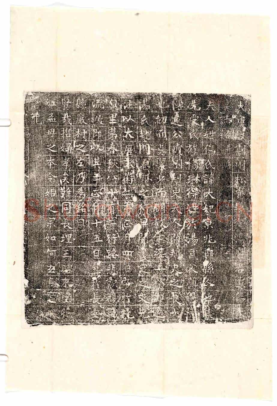 唐汤君妻伤大妃墓誌(大唐故荆州松资县令汤府君妻伤氏墓誌铭并序)
