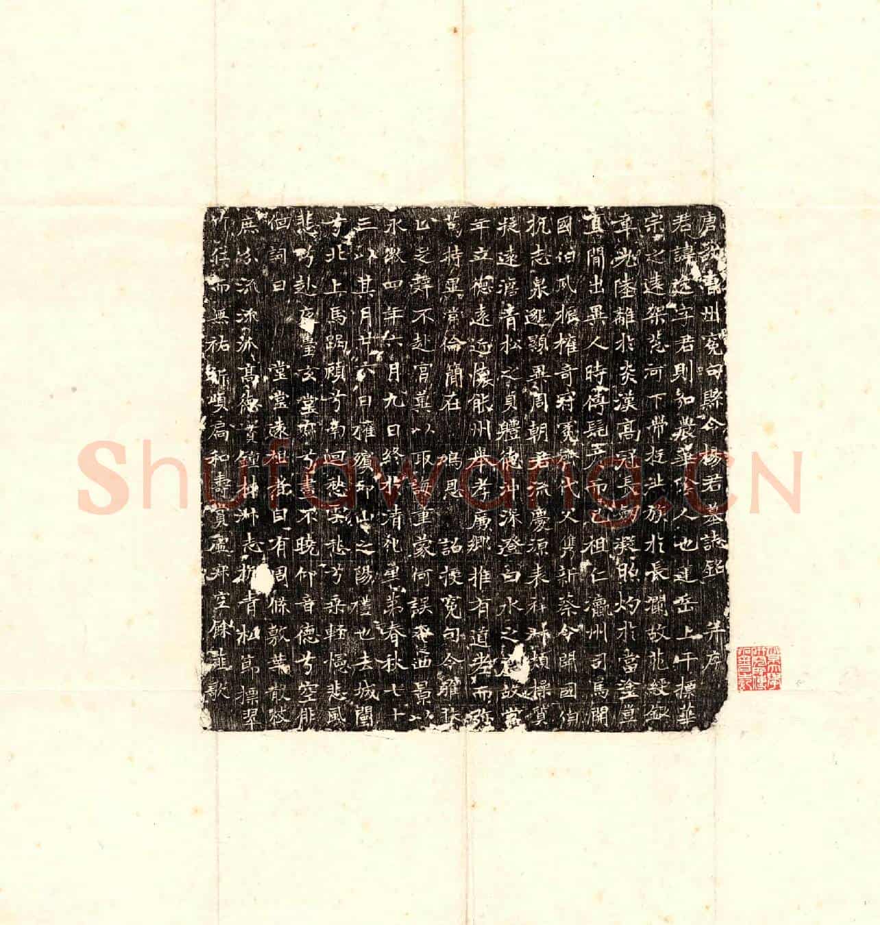 唐杨逸墓誌(唐故曹州冤句县令杨君墓誌铭)