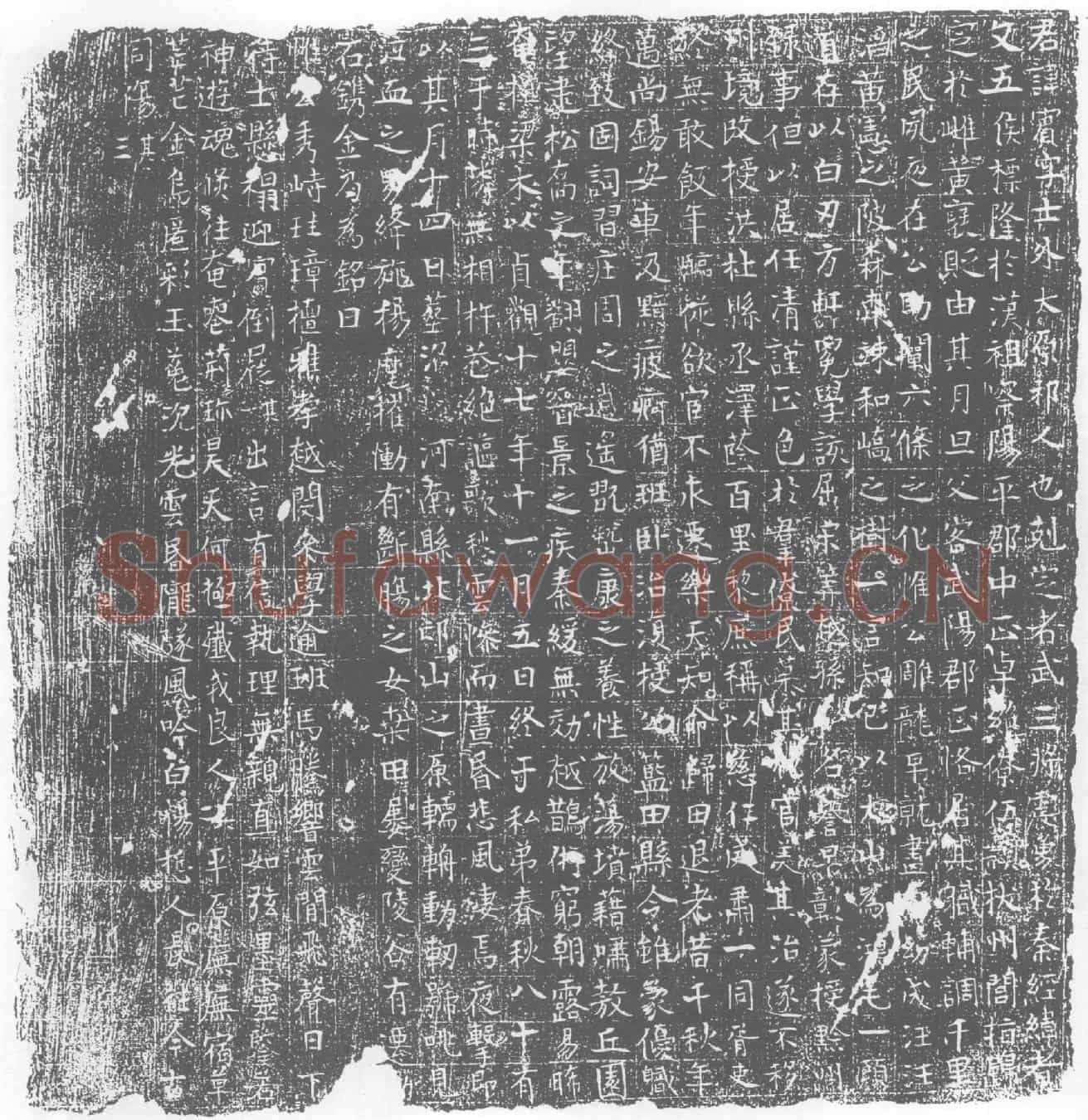 唐王宾墓誌(（王）君讳宾字士外太原祁人也)
