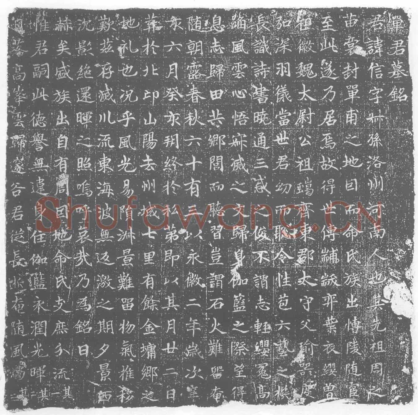 唐墓誌