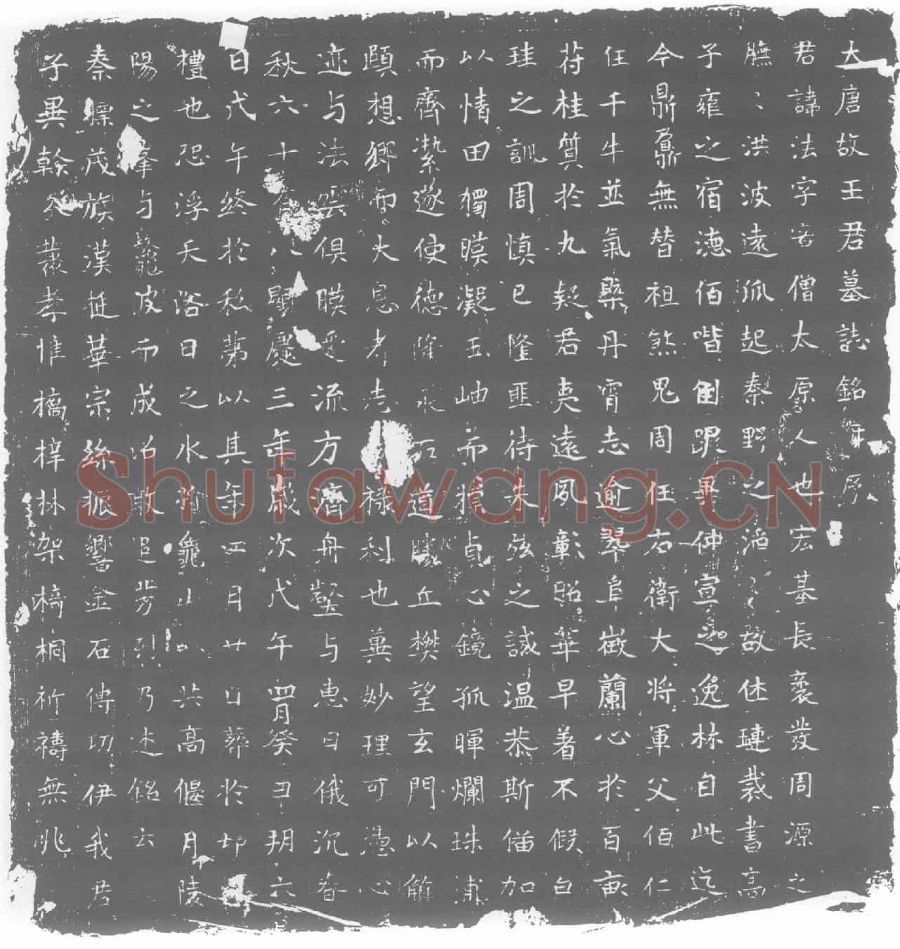 唐墓誌
