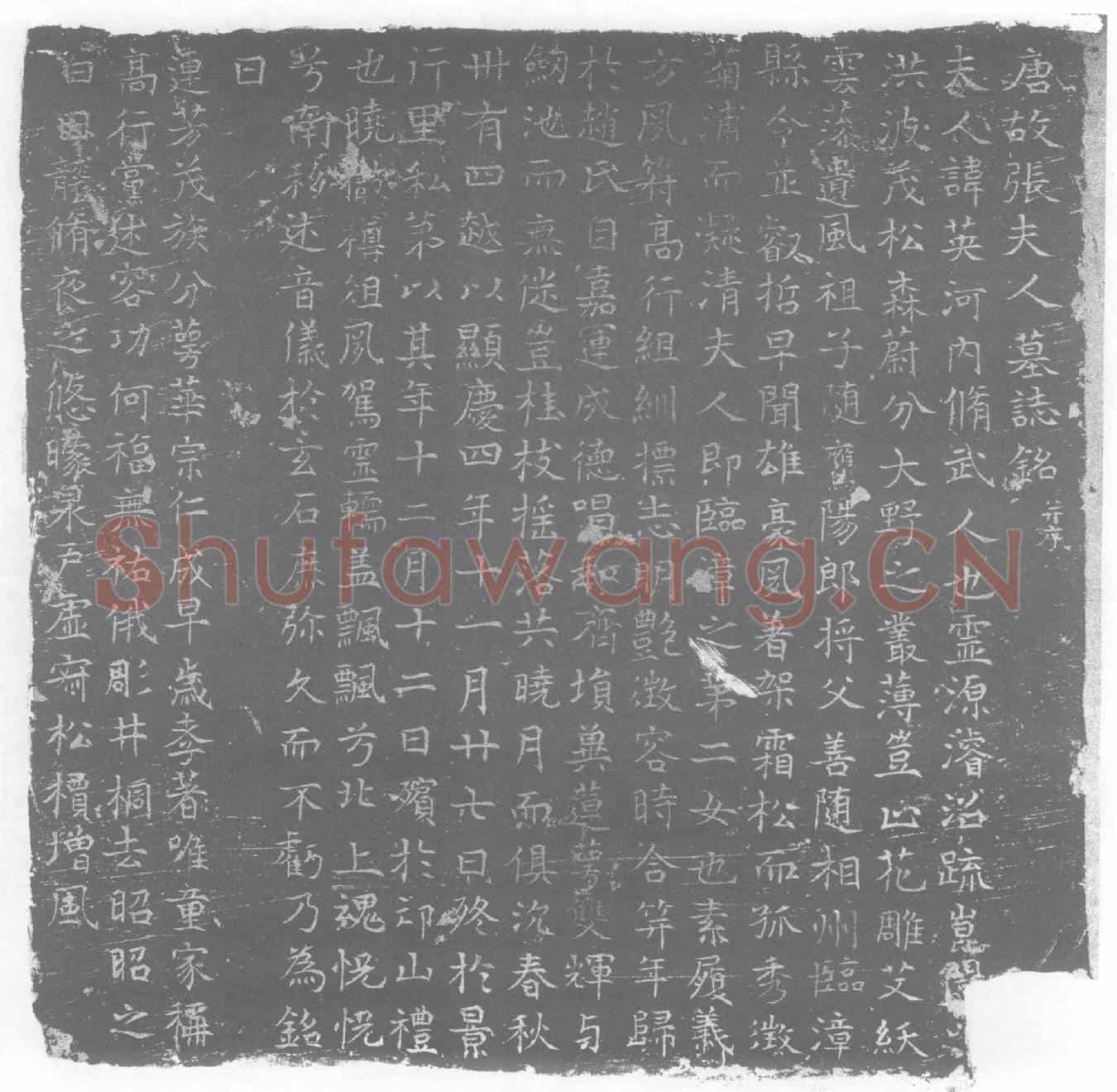 唐墓誌