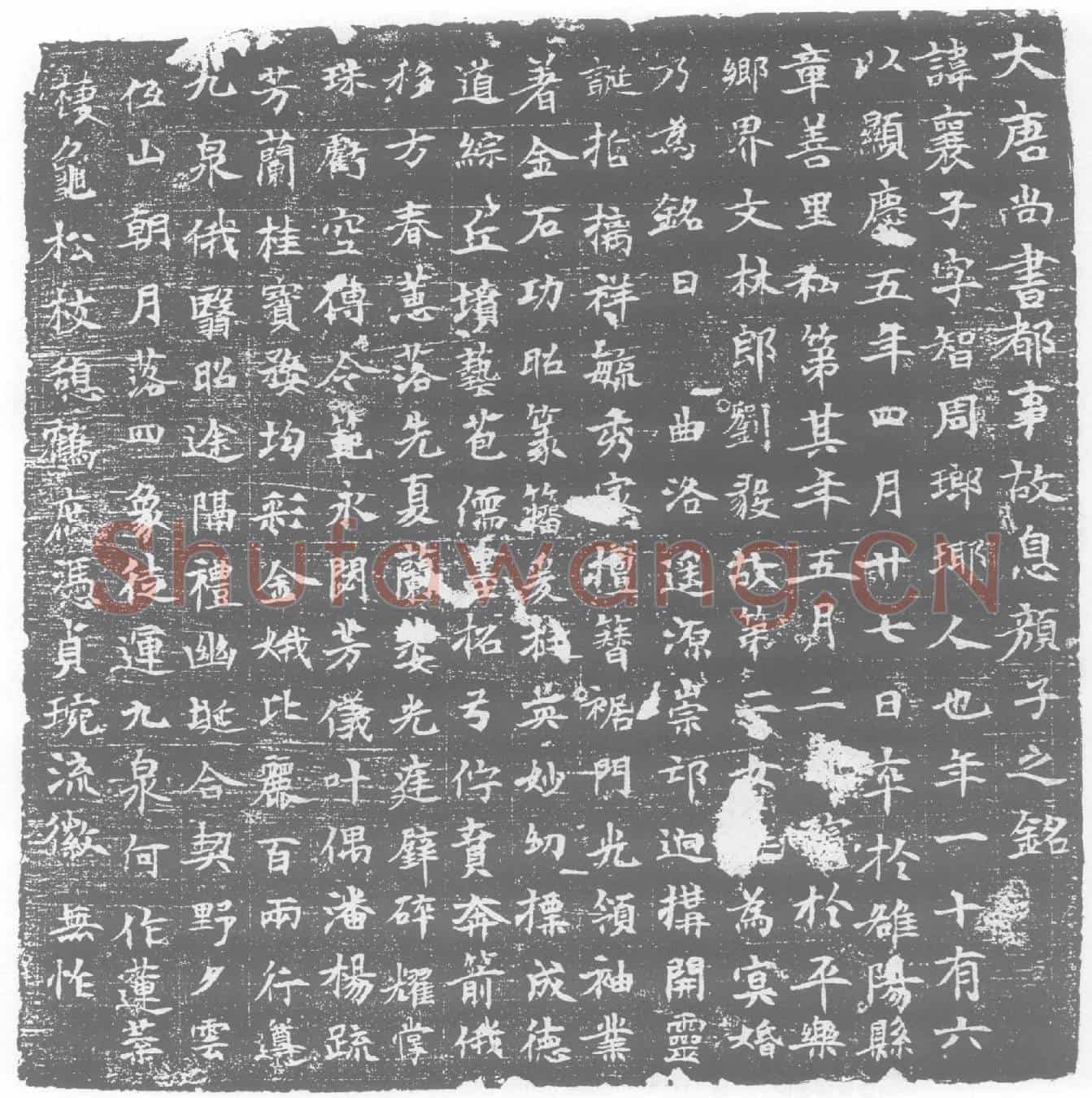 唐墓誌