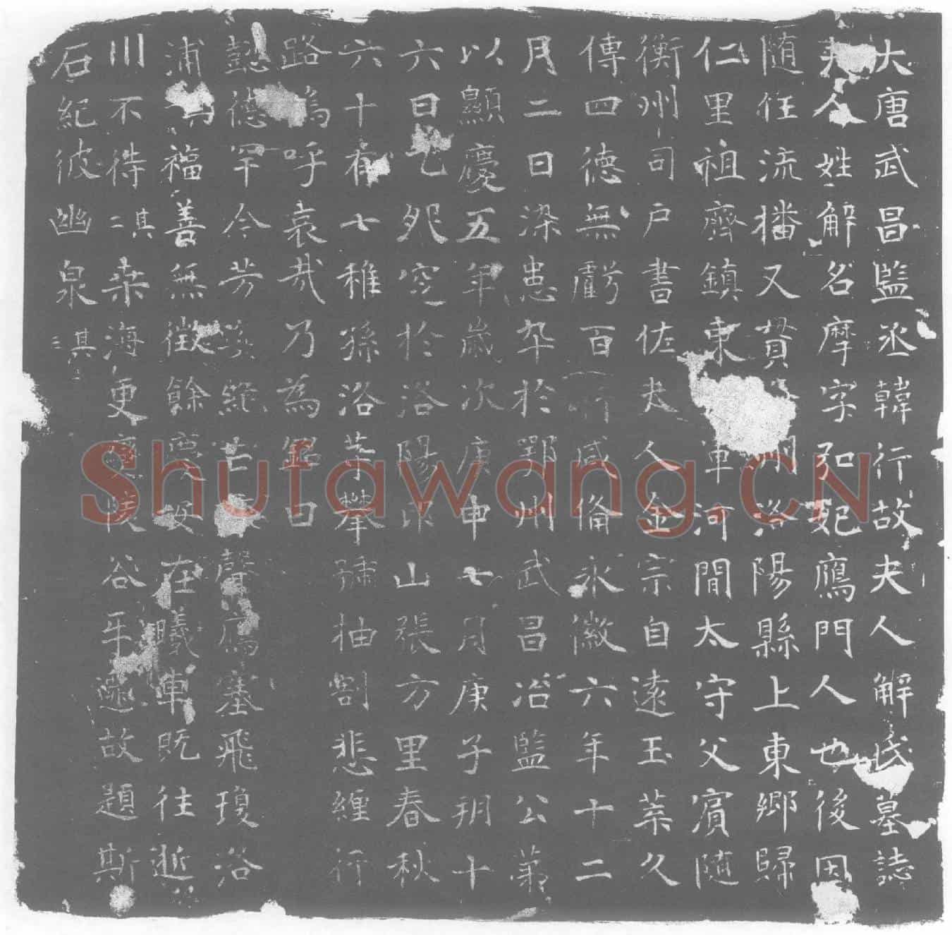 唐墓誌