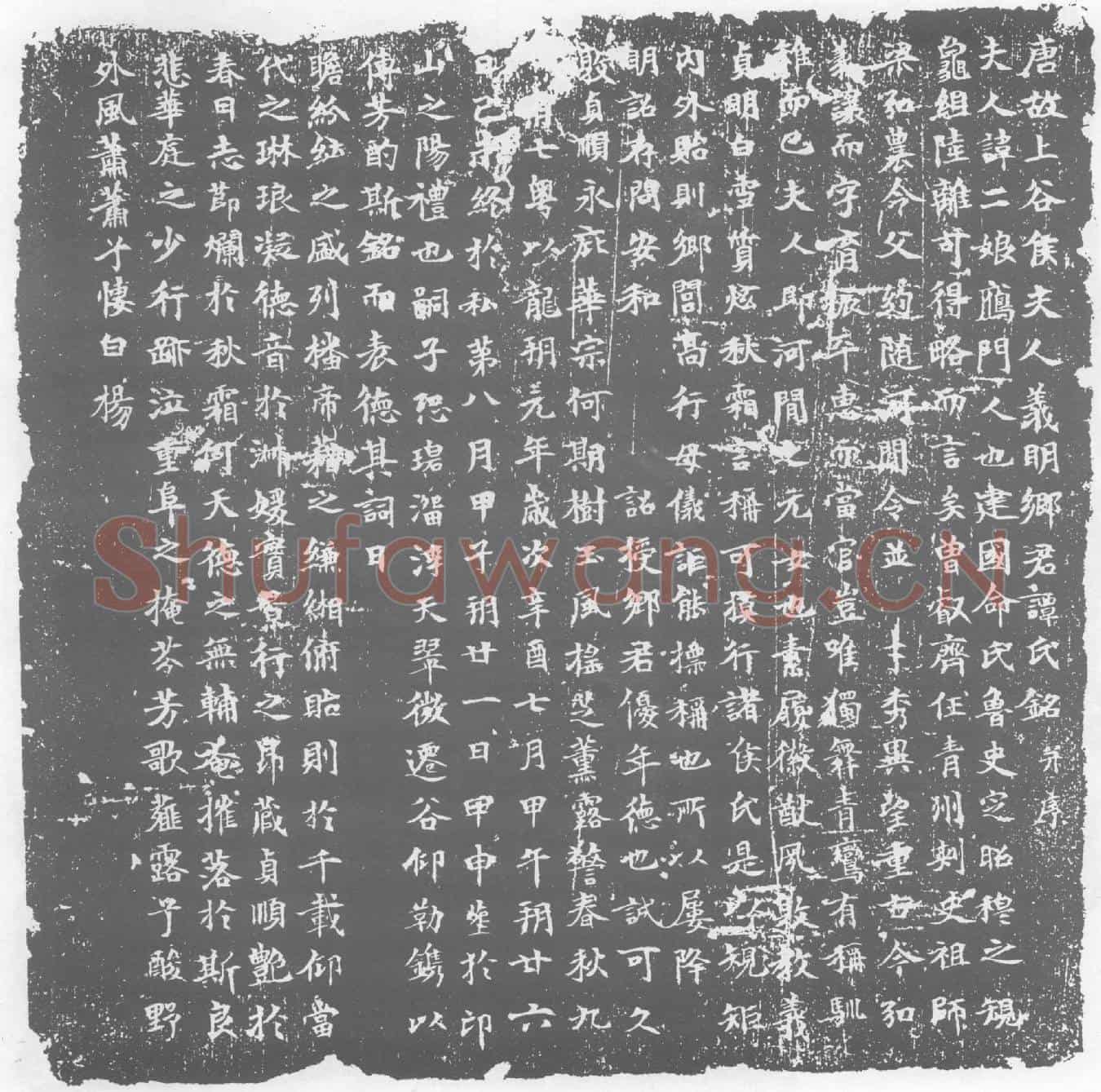 唐墓誌