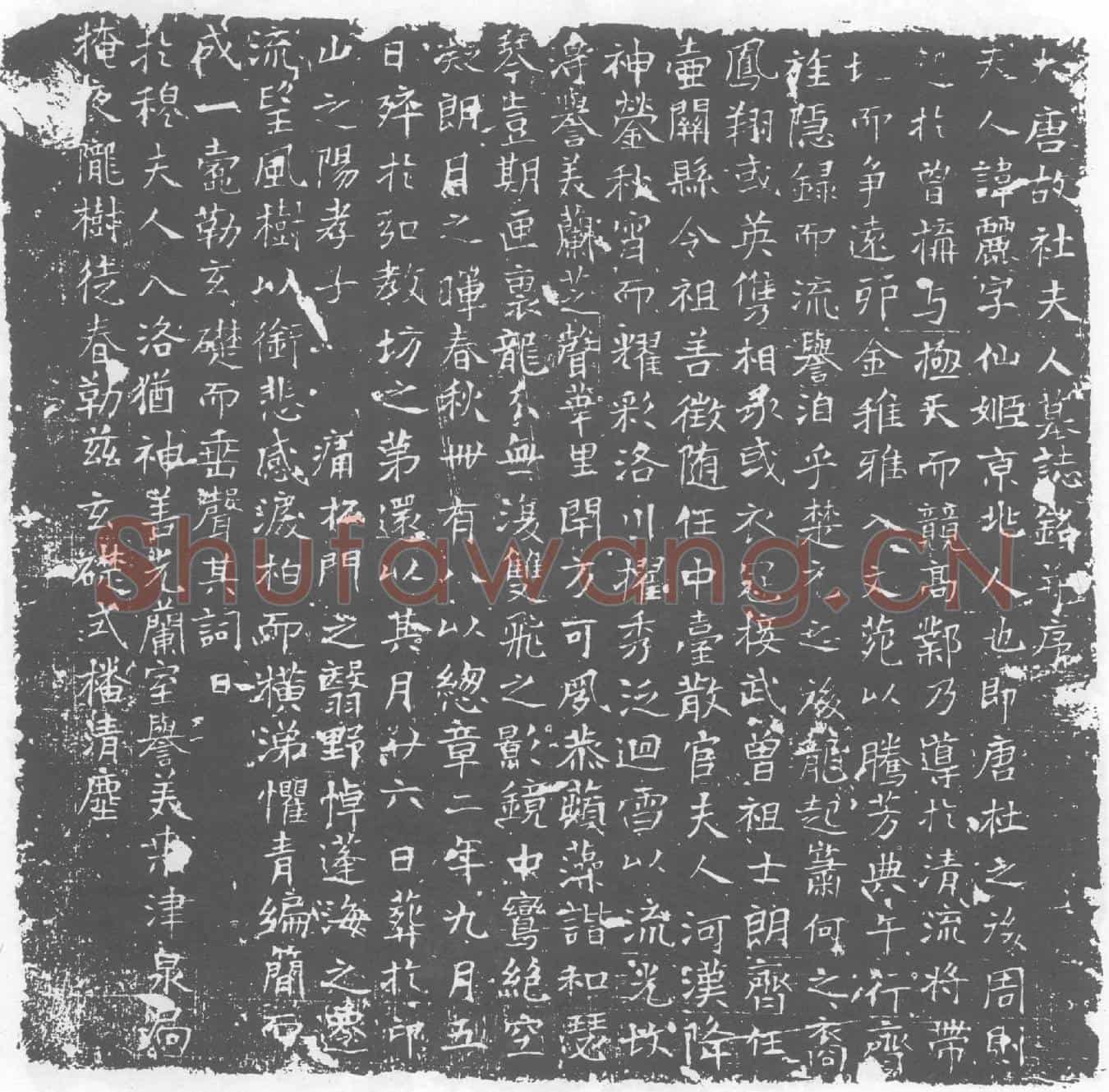 唐墓誌