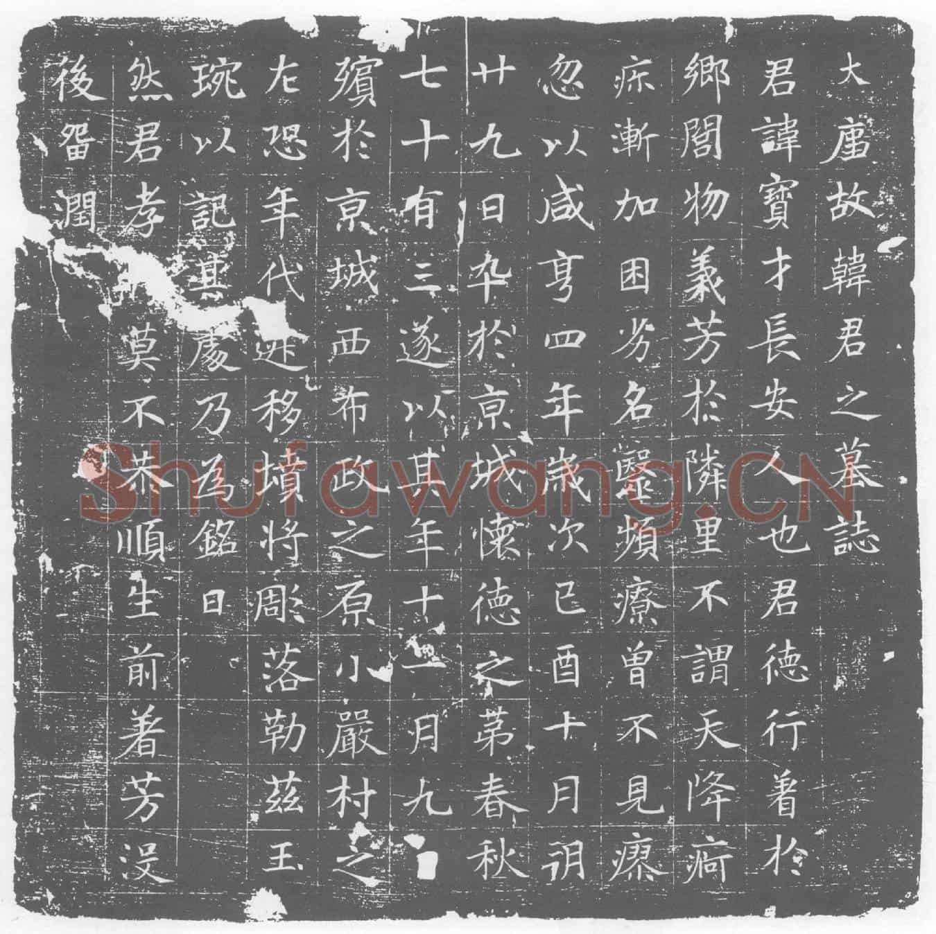 唐墓誌