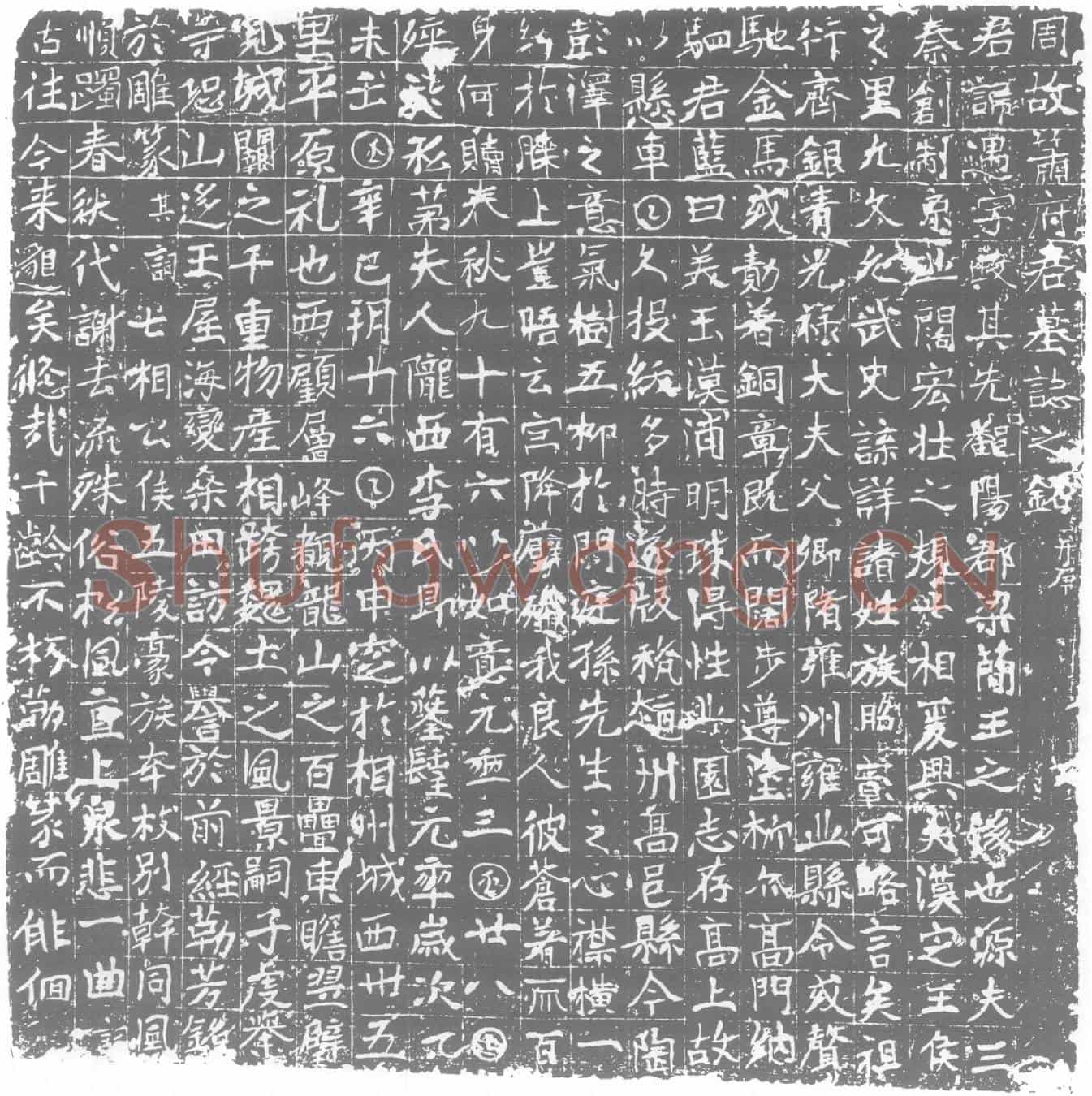 唐墓誌