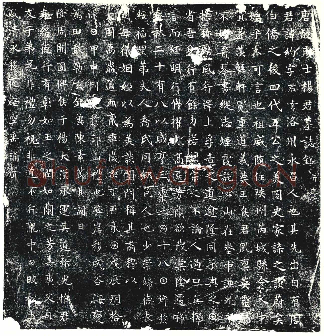 唐墓誌