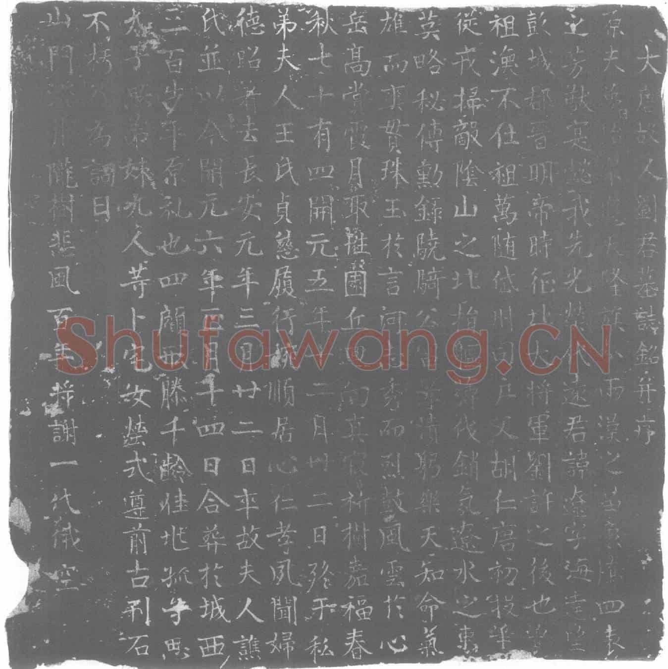 唐墓誌