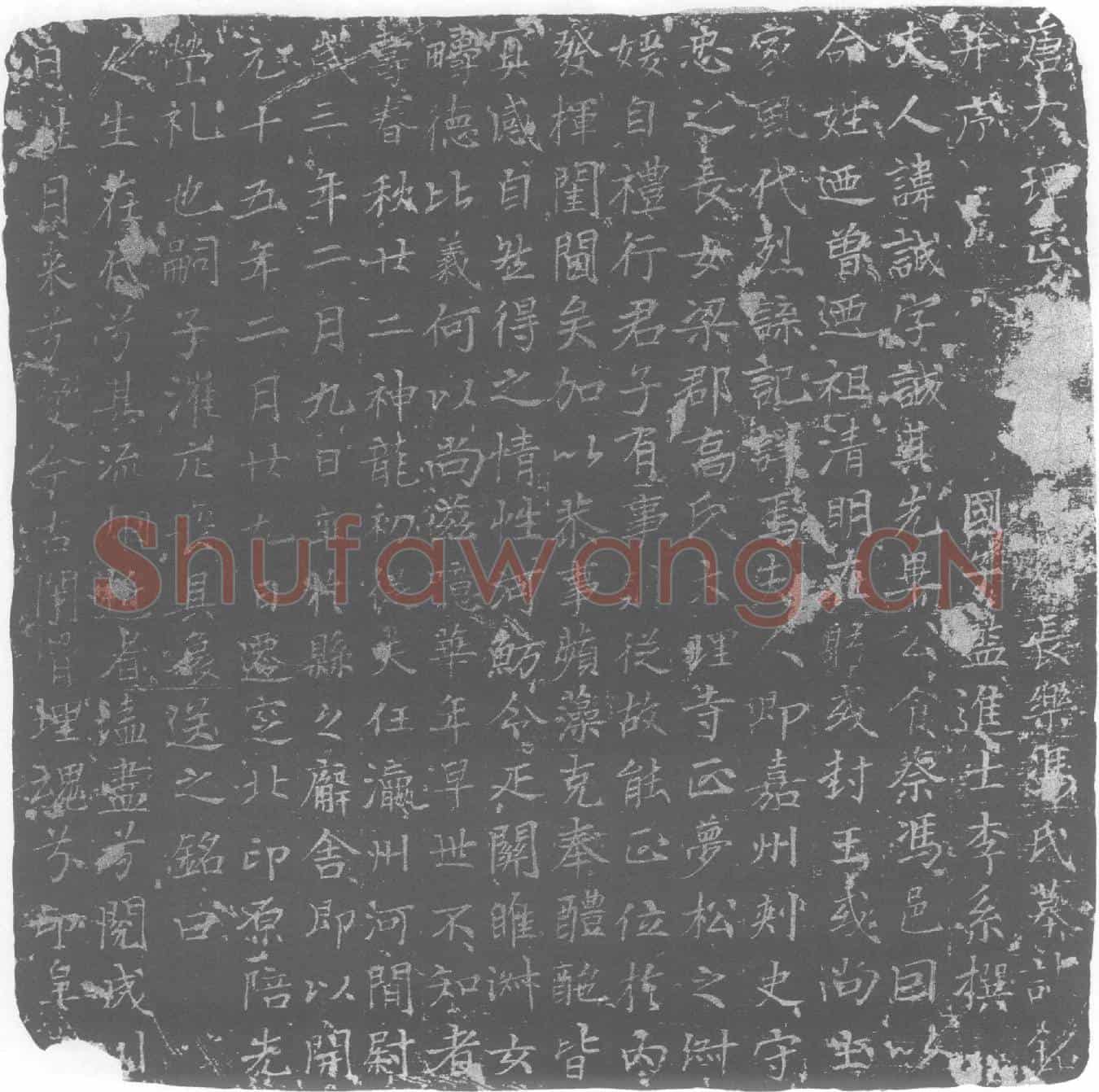 唐冯诚，乔崇隐夫人墓誌