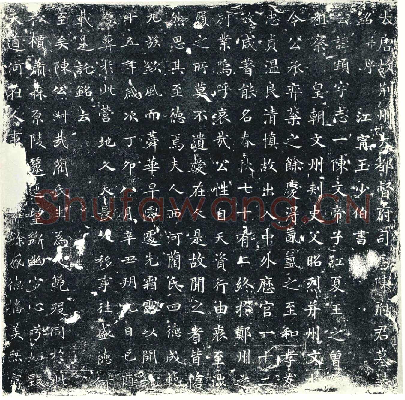 唐陈颐墓誌
