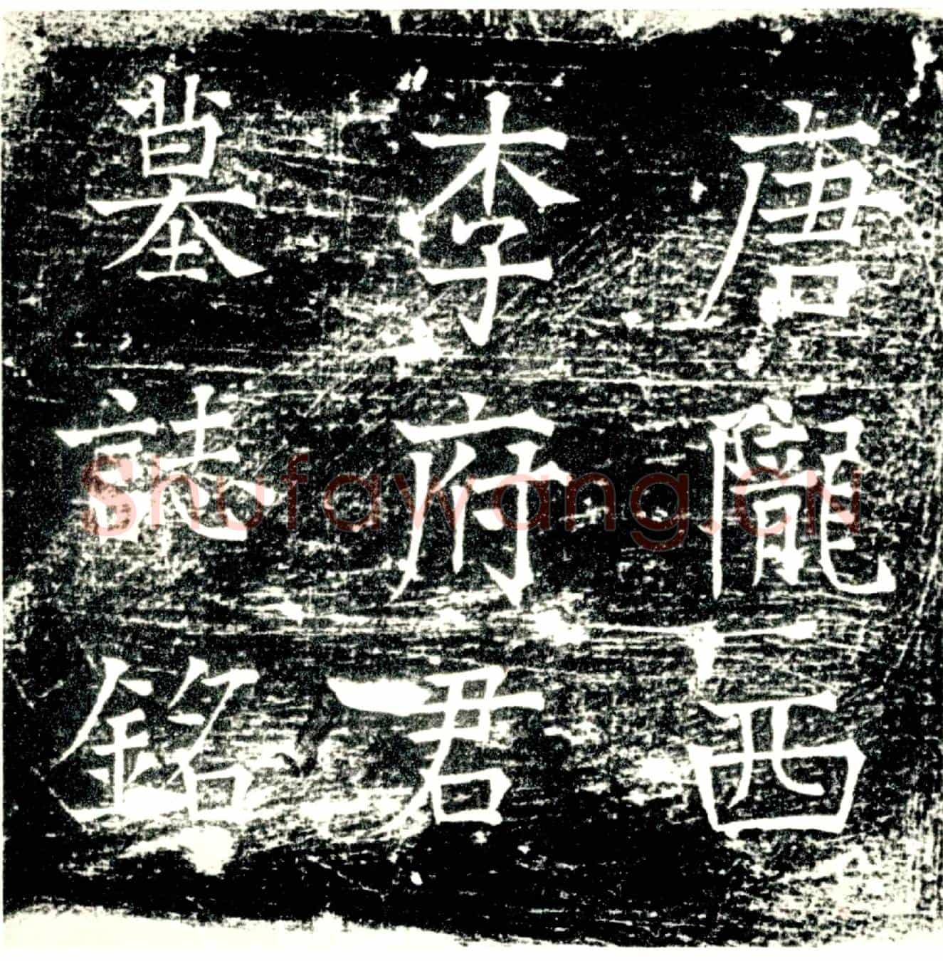 唐李宾墓誌