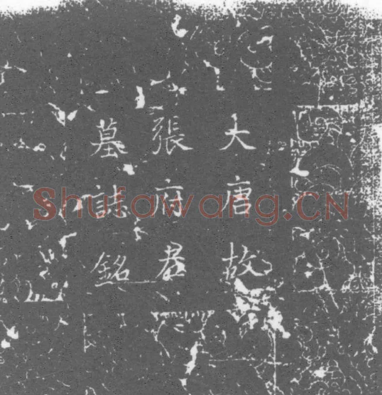 唐张登山墓誌