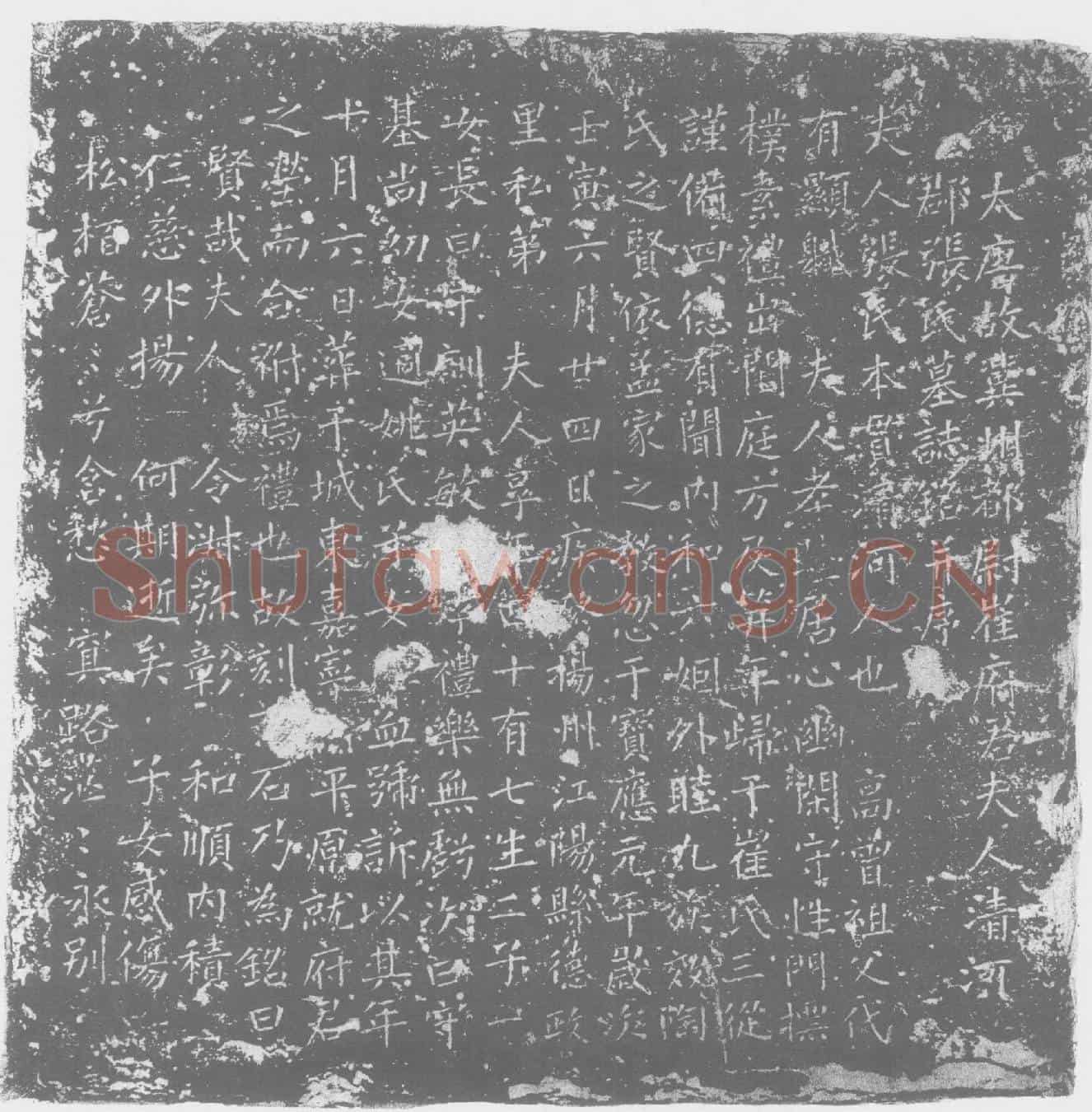 唐张氏墓誌