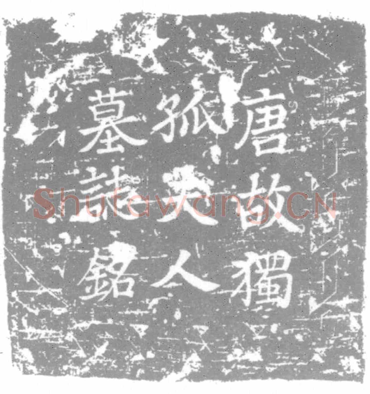 唐独孤氏，李通理夫人墓誌