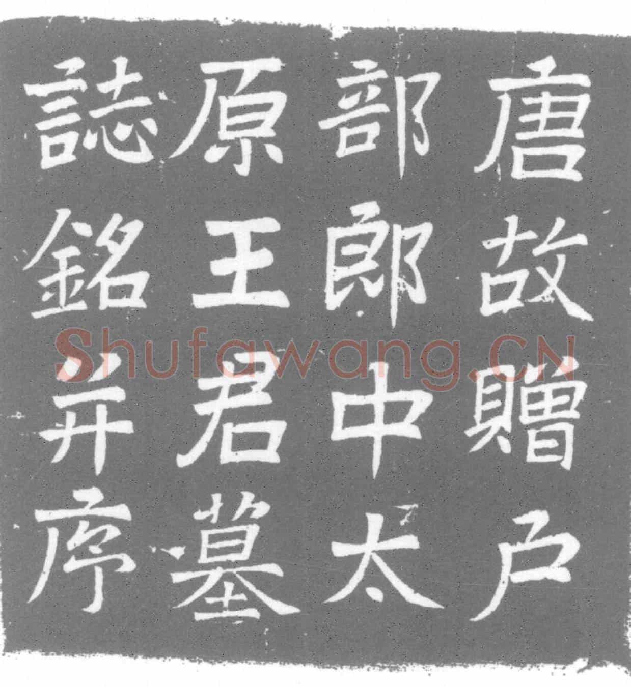 唐王士林墓誌