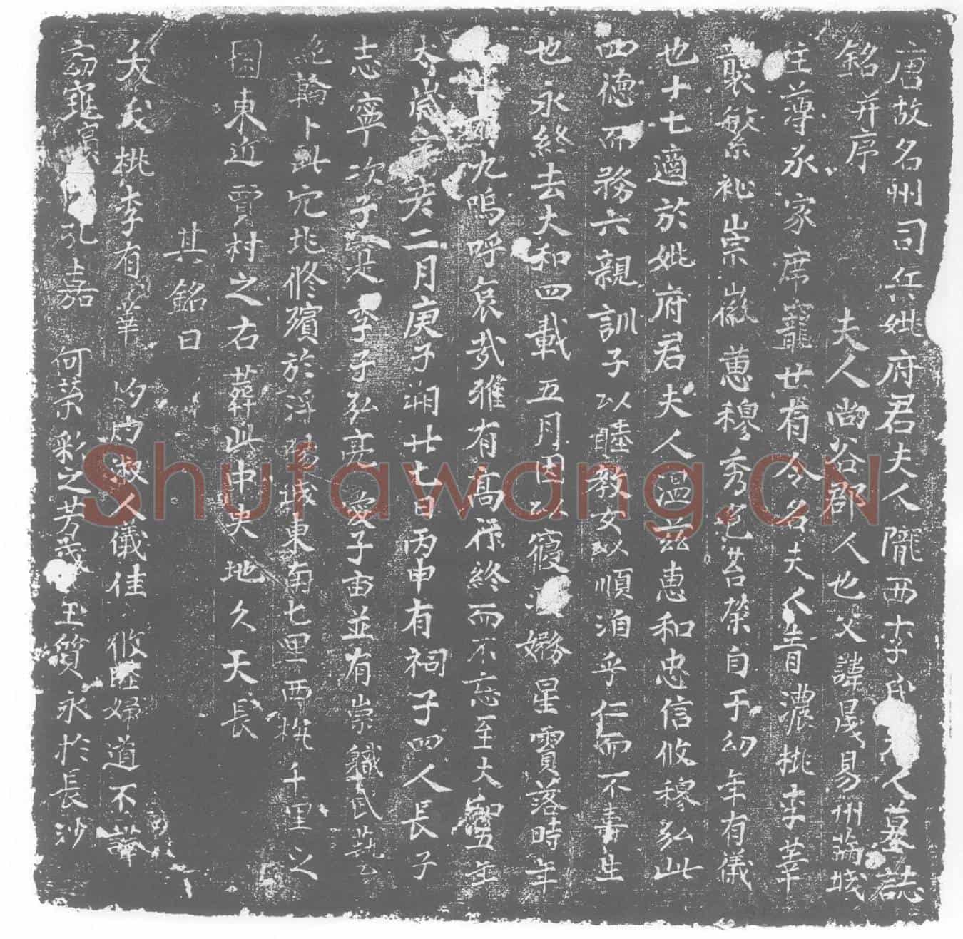 唐李氏，李晟女儿墓誌