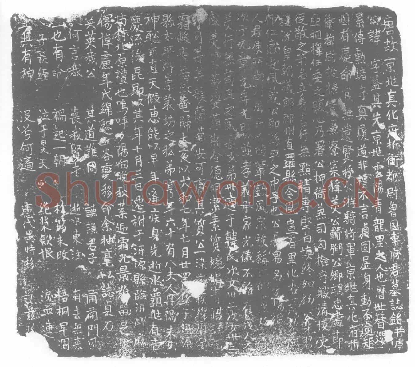 唐车□，字益，车益墓誌