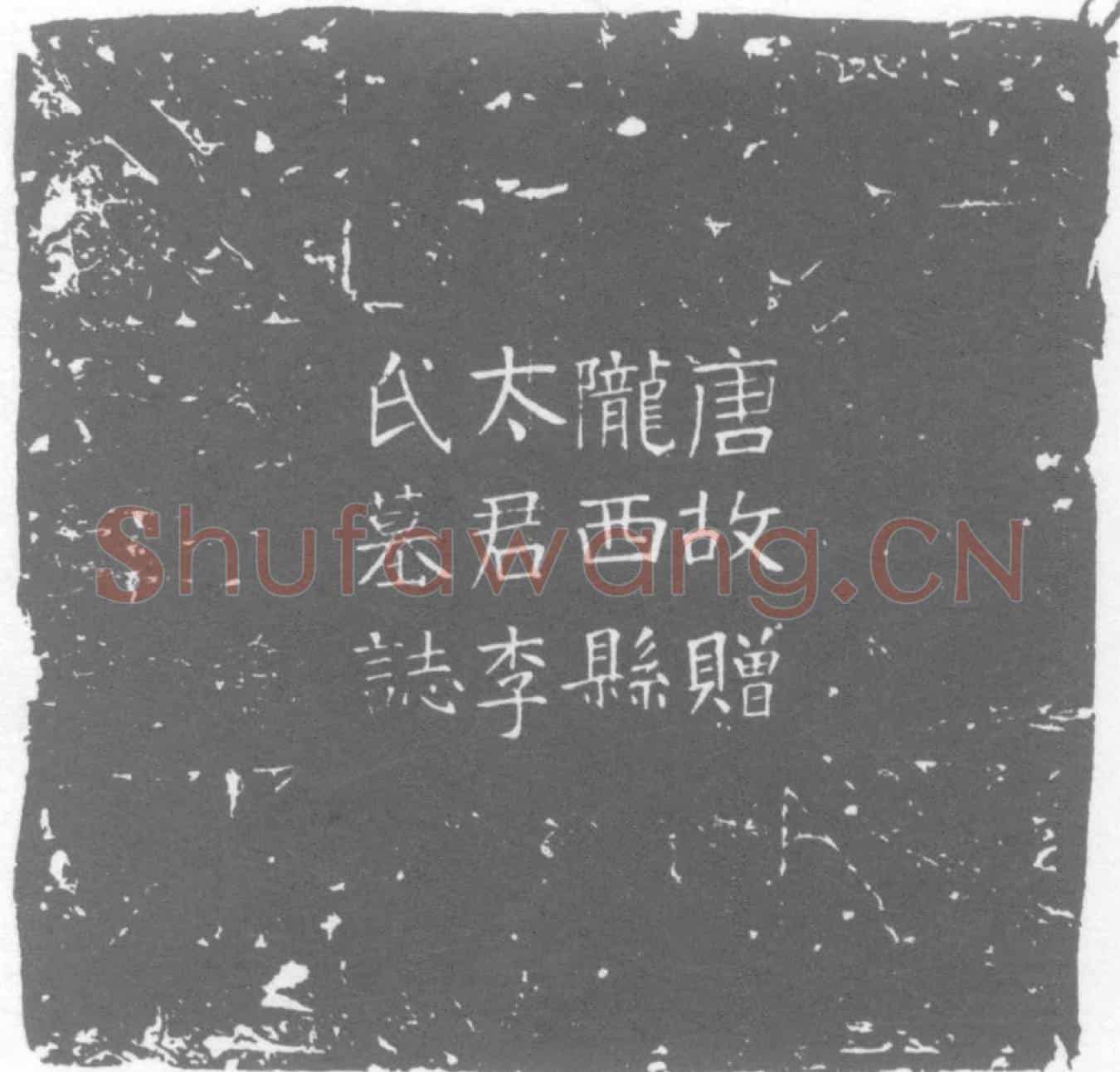 唐李氏，李皓女儿墓誌