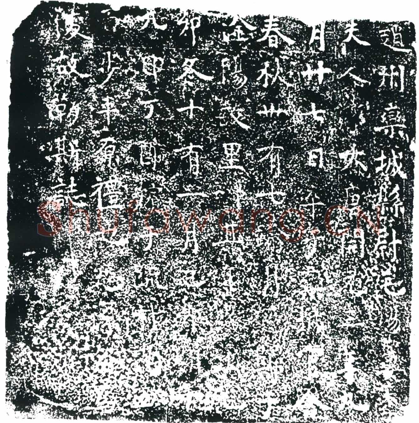 唐毛场妻李夫人墓誌
