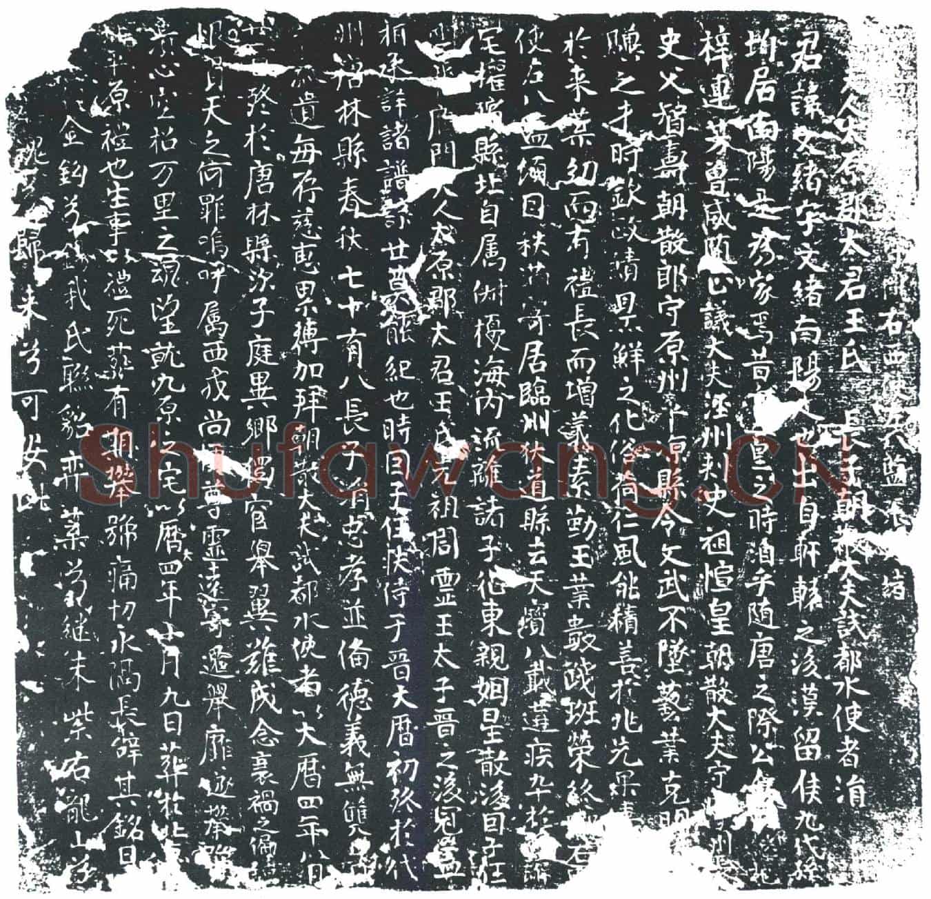 唐张文绪夫人王氏墓誌