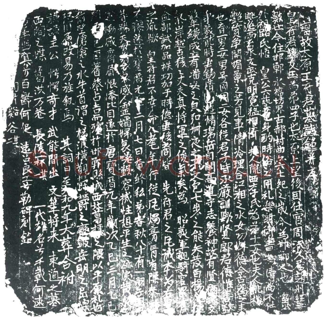 唐王友玉墓誌