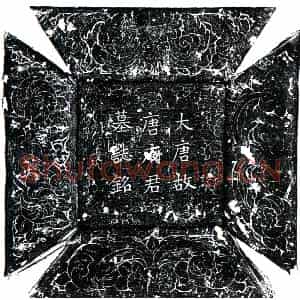 唐代 楷书墓志拓片《唐唐不占墓志》高清图片欣赏