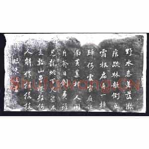 书画碑拓片《临东坡书》高清图片欣赏