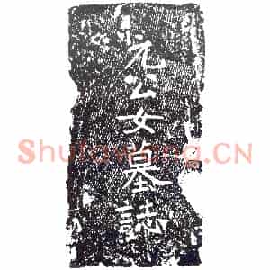 隋代 楷书墓志拓片《隋张琰妻王法爱志》高清图片欣赏