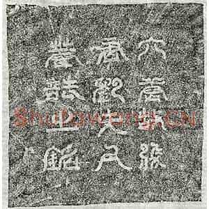 唐代 篆书 正书墓志拓片《唐张瑗墓志》高清图片欣赏