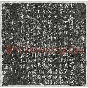 唐代 行楷墓志拓片《唐崔君妻裴氏墓志》高清图片欣赏