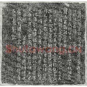 唐代 正书墓志拓片《唐张君妻赵氏墓表》高清图片欣赏