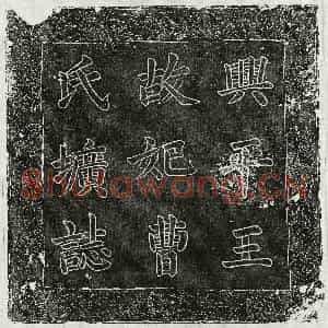 明代 楷书墓志拓片《明兴平王妃曹氏墓志》高清图片欣赏