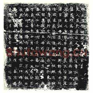 唐代 楷书墓志拓片《维大唐骑都尉王氏故妻墓》高清图片欣赏