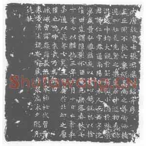 唐代 楷书墓志拓片《大唐故处士张君墓志铭》高清图片欣赏