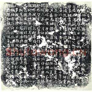 唐代 楷书墓志拓片《唐故处士张君墓志铭》高清图片欣赏