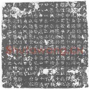 唐代 楷书墓志拓片《大唐故□士陈君墓志铭》高清图片欣赏