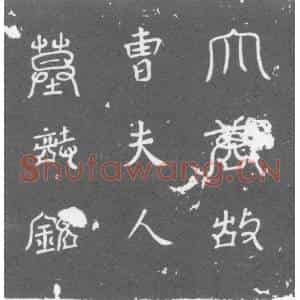 唐代 楷书墓志拓片《大唐汝州鲁阳府别将胡明期母曹夫人志铭》高清图片欣赏