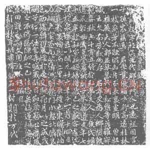 唐代 楷书墓志拓片《□□处士张君墓志铭》高清图片欣赏