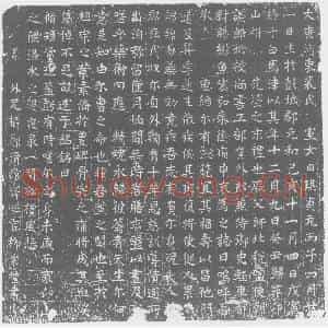 唐代 楷书墓志拓片《大唐河东裴氏室女曰琪》高清图片欣赏