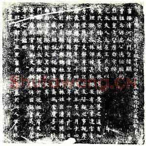 唐代 楷书墓志拓片《唐陇州防御判官殿中侍御史内供奉崔揆母林氏墓志铭》高清图片欣赏