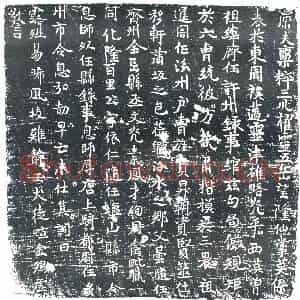 唐代 楷书墓志拓片《沧州饶安县丰乐乡瑞集里故人严依仁铭》高清图片欣赏