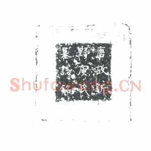 唐代 楷书墓志拓片《唐左金吾判官前华州司户参军李公故夫人新野庾氏墓志铭》高清图片欣赏