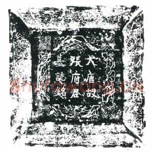 唐代 楷书墓志拓片《大唐故南阳张府君名据墓志铭》高清图片欣赏