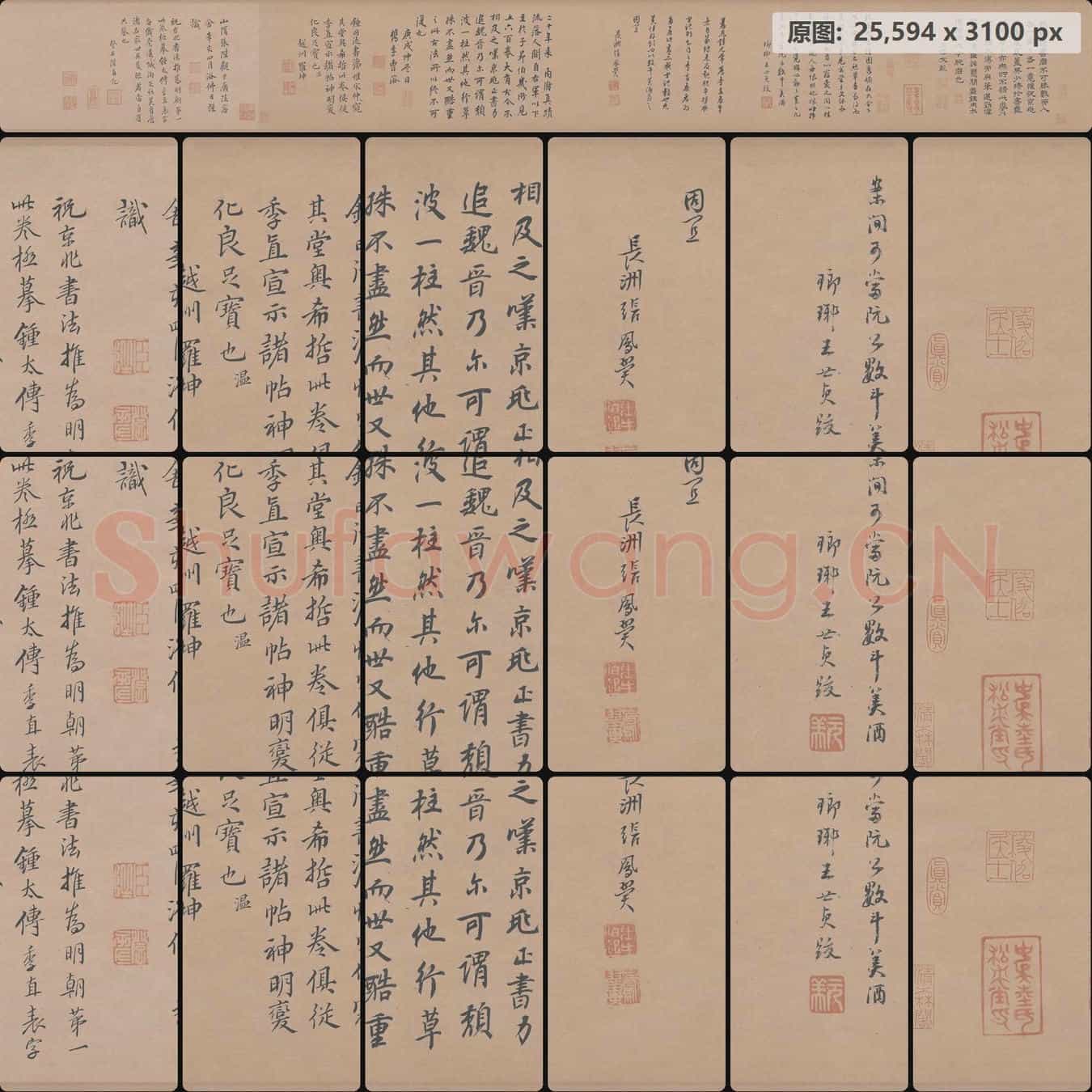 明代 祝允明 草书卷跋 纸本