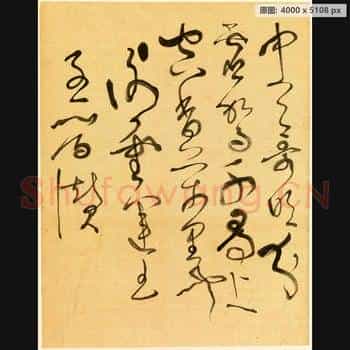 近现代 谢稚柳 临张旭古诗首 行草书法作品-02